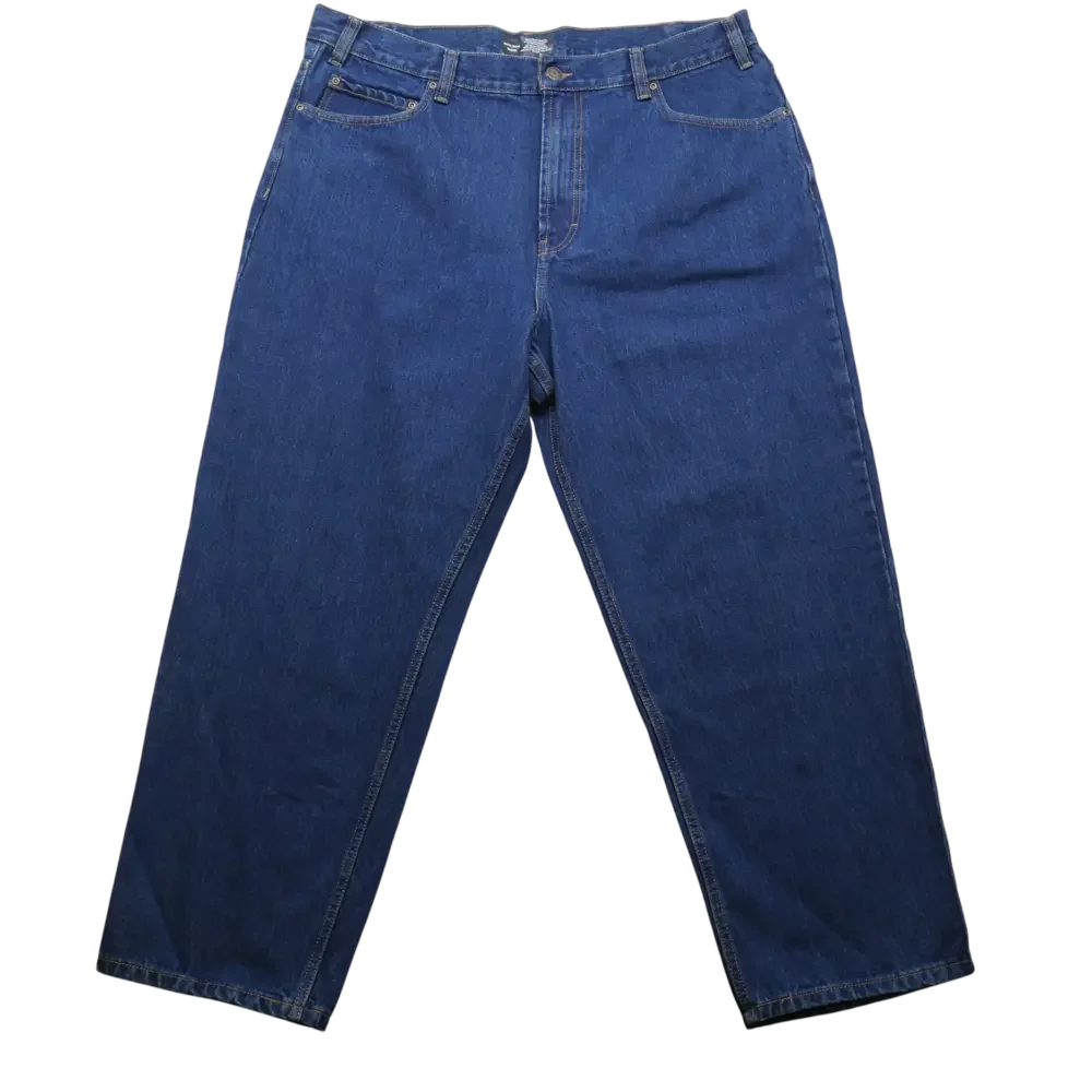 North Canyon Traders Jeans Mens 42x30 Blue Denim Straight Leg Classic Fit